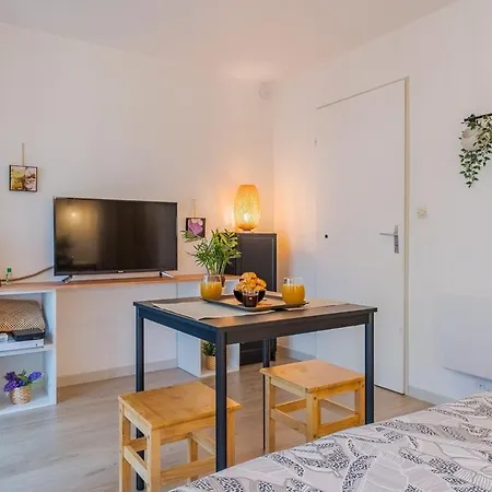 Les Muses - Avec Entree Autonome, Clim Neuve, Jardin, Parking Prive & Sa Piscine ! - Lejlighed