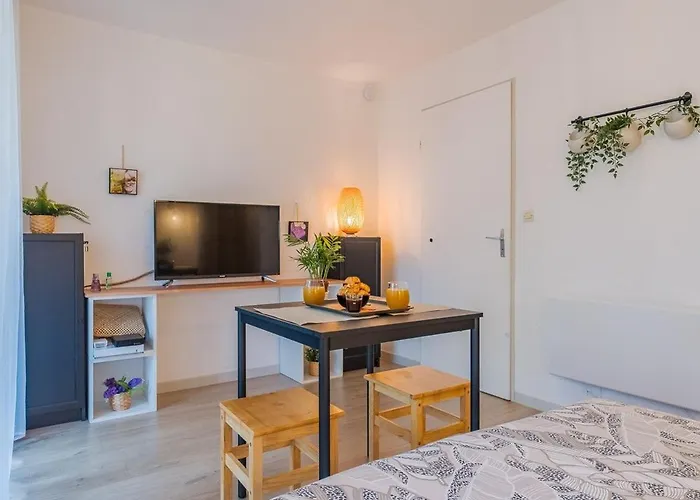 Les Muses - Avec Entree Autonome, Clim Neuve, Jardin, Parking Prive & Sa Piscine ! - Appartement