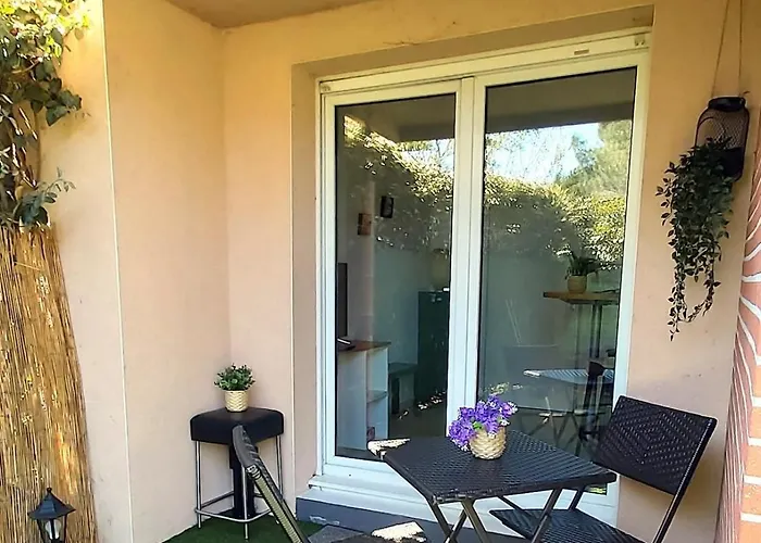 Les Muses - Avec Entree Autonome, Clim Neuve, Jardin, Parking Prive & Sa Piscine ! - Appartement *